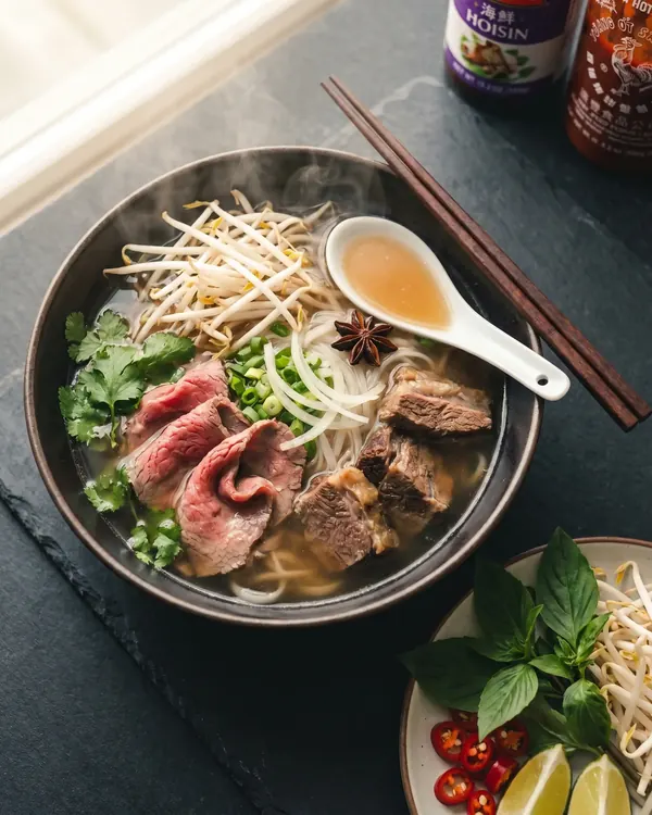 Phở / Reisbahnnudelsuppe